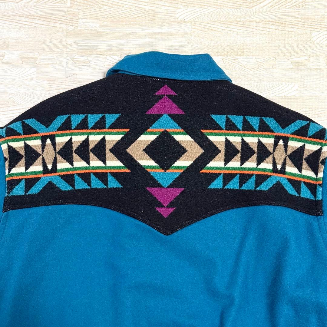 3*母様 70s PENDLETON チマヨ柄 民族柄 ブルゾン USA製