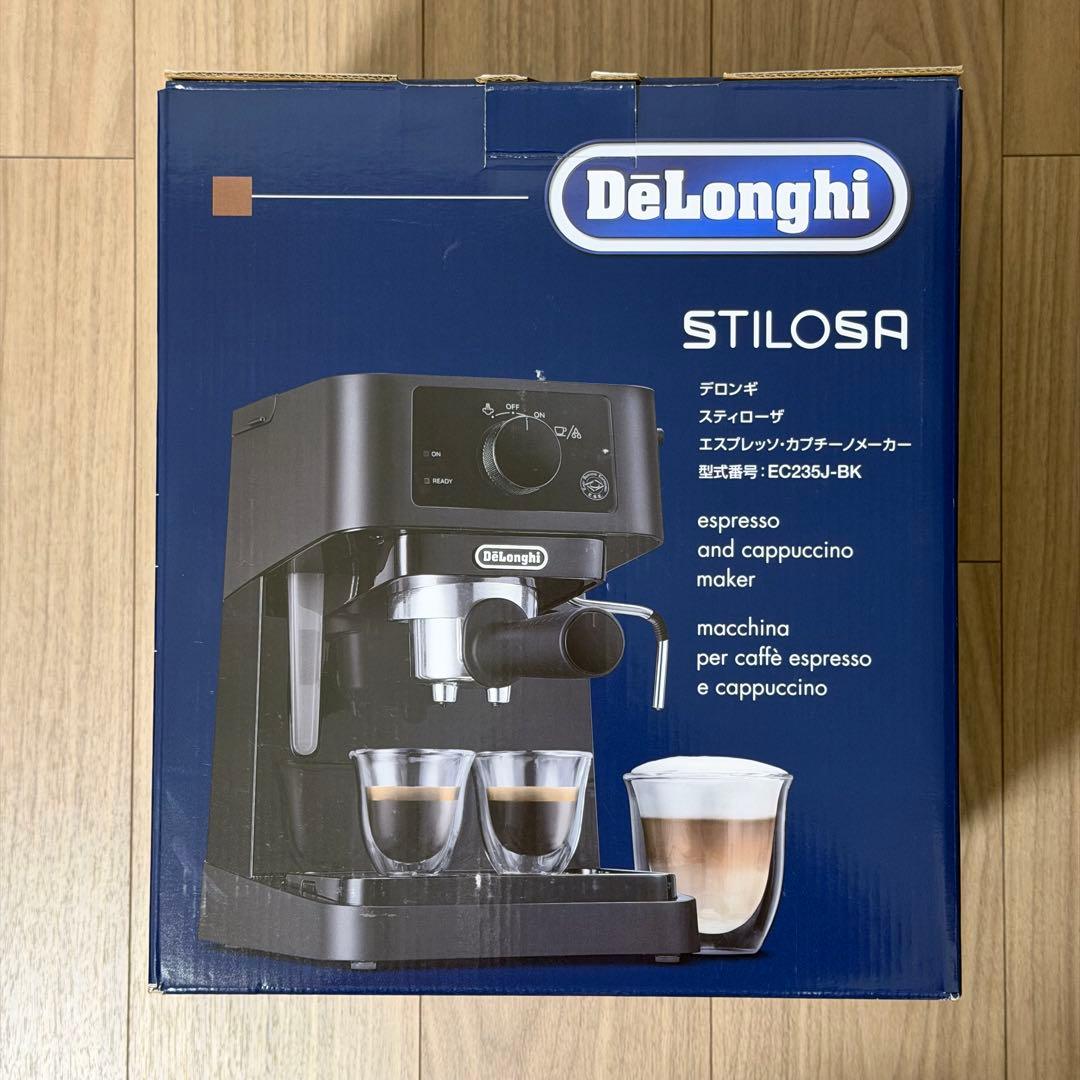 【美品】デロンギ スティローザ エスプレッソメーカー EC235J-BK
