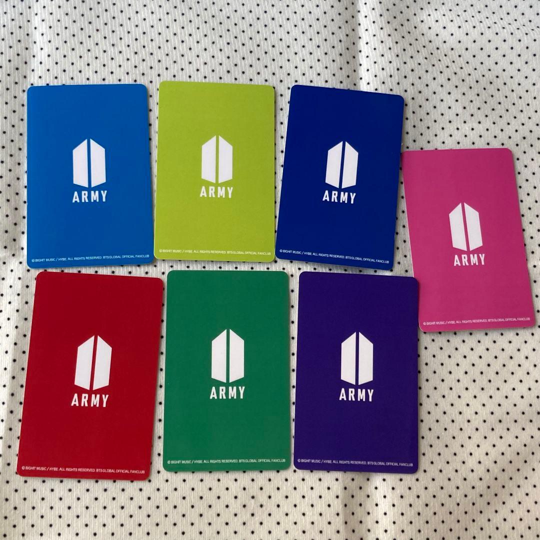 BTS 報誌アンケート JPFC 抽選特典 ファンクラブ トレカ 7枚