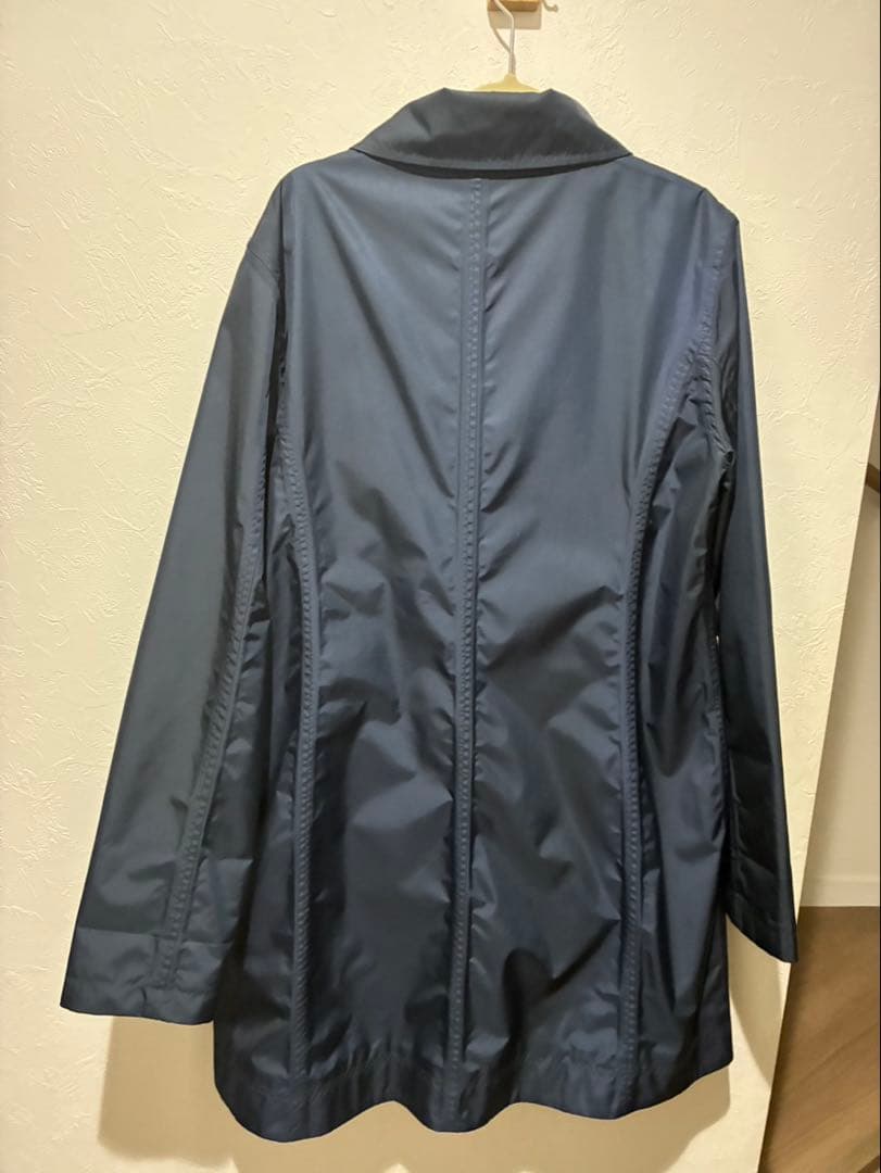 Barbour スプリングコート　リバーシブル　ネイビーとチェック柄