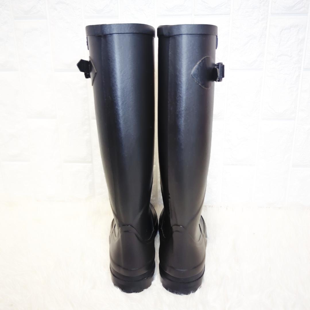 【美品】AIGLE ブラック 長靴 23.5cm フランス
