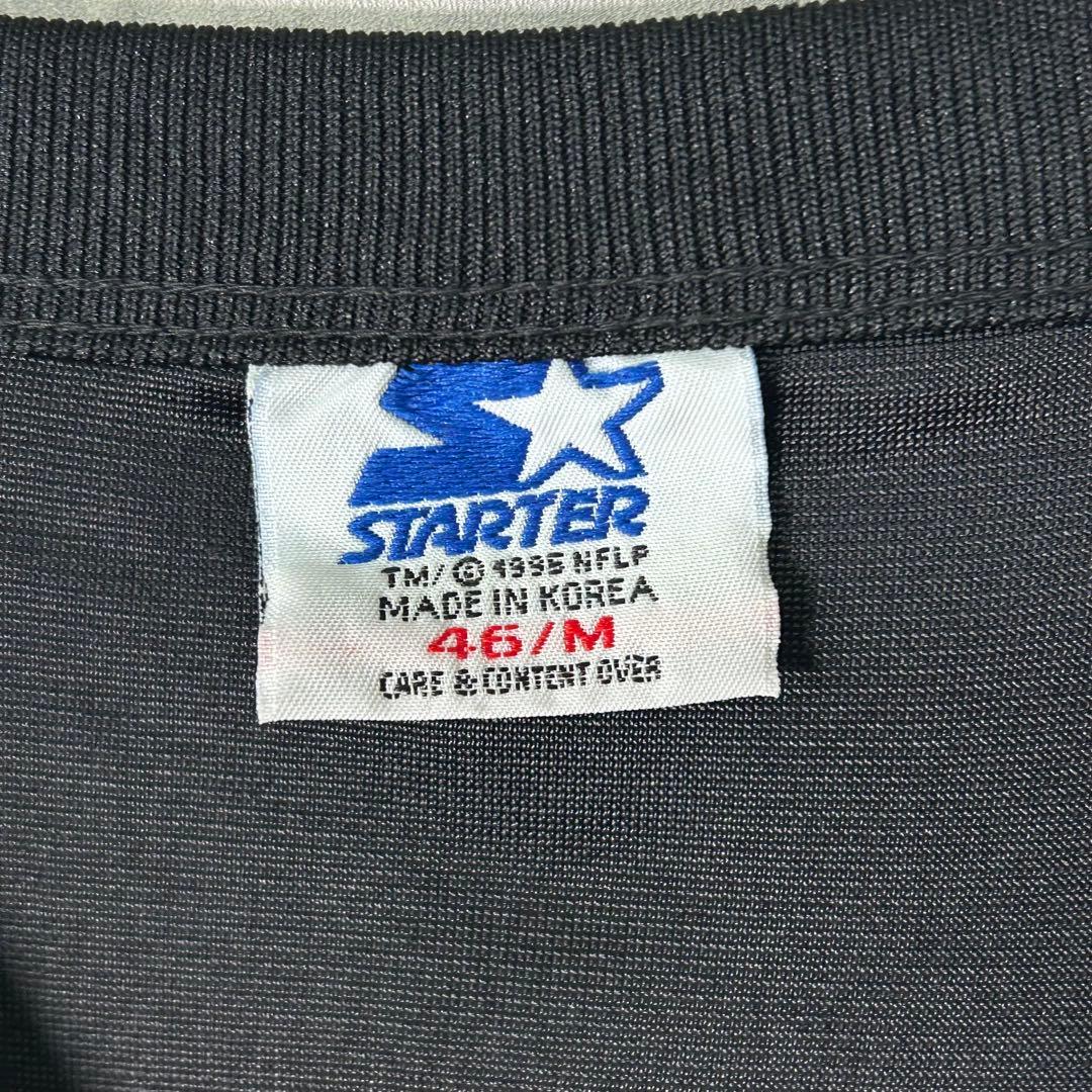 希少 Starter レイダース チャールズ ウッドソン ゲームシャツ 黒