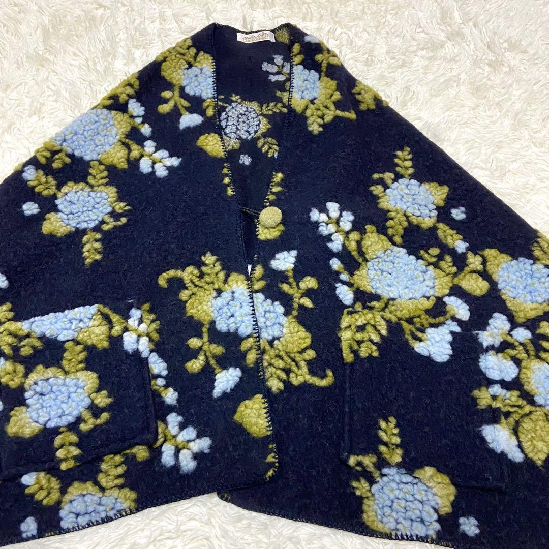 BIELLA FABRICS ストール　ショールブランケット ワイルドフラワー