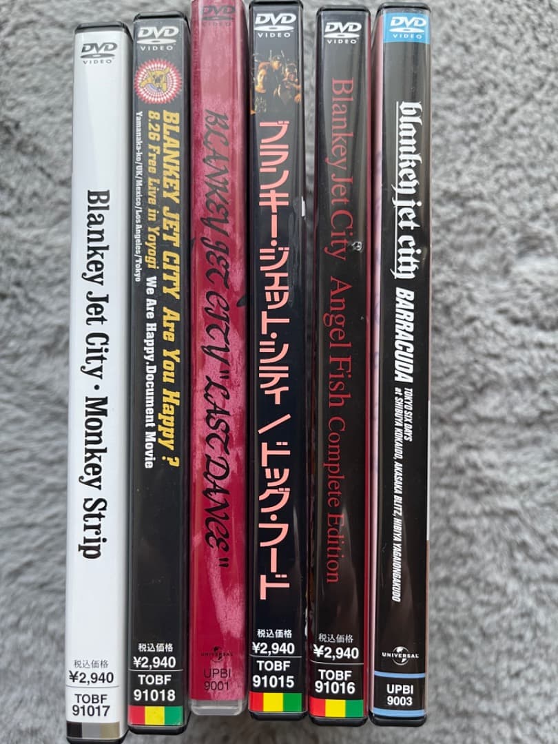 Blankey Jet City　LIVE DVD 6枚セット　ブランキー