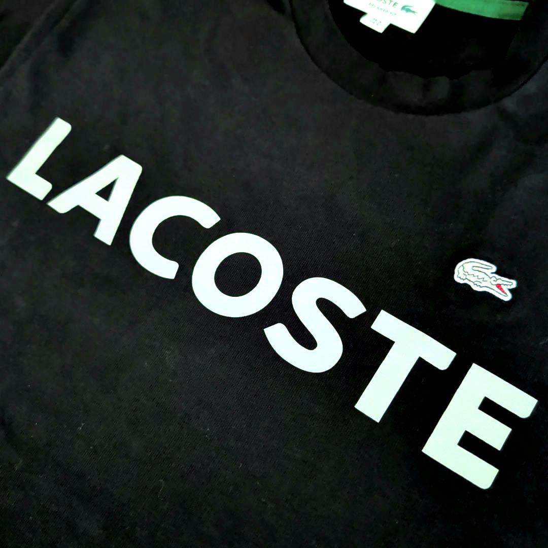 LACOSTE ラコステ リラックスフィット Tシヤツ カットソー ブラック