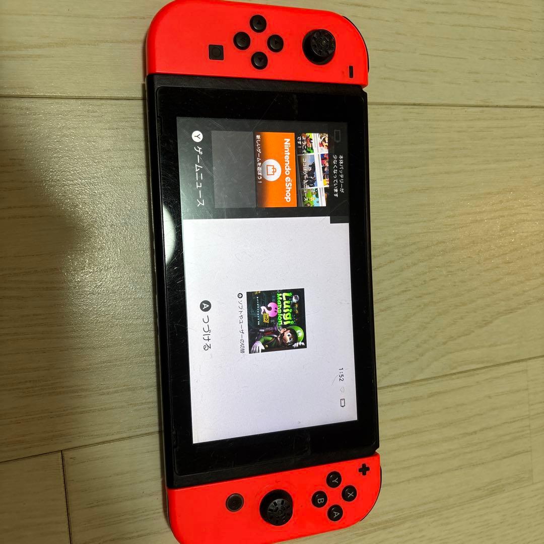 Nintendo Switch ネオンレッド 本体