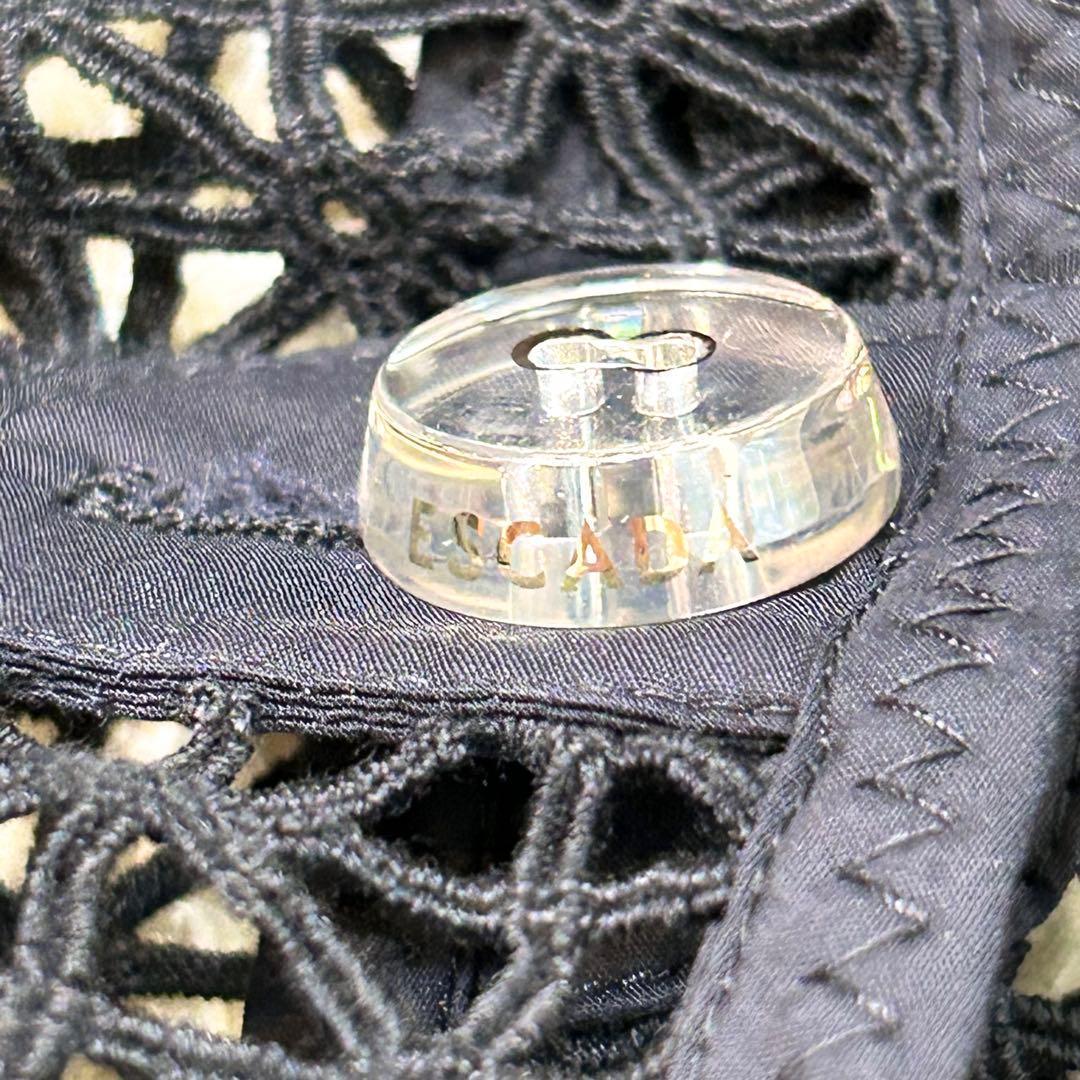 【極美品✨エスカーダ】 レース編み ジャケット ESCADA シースルー