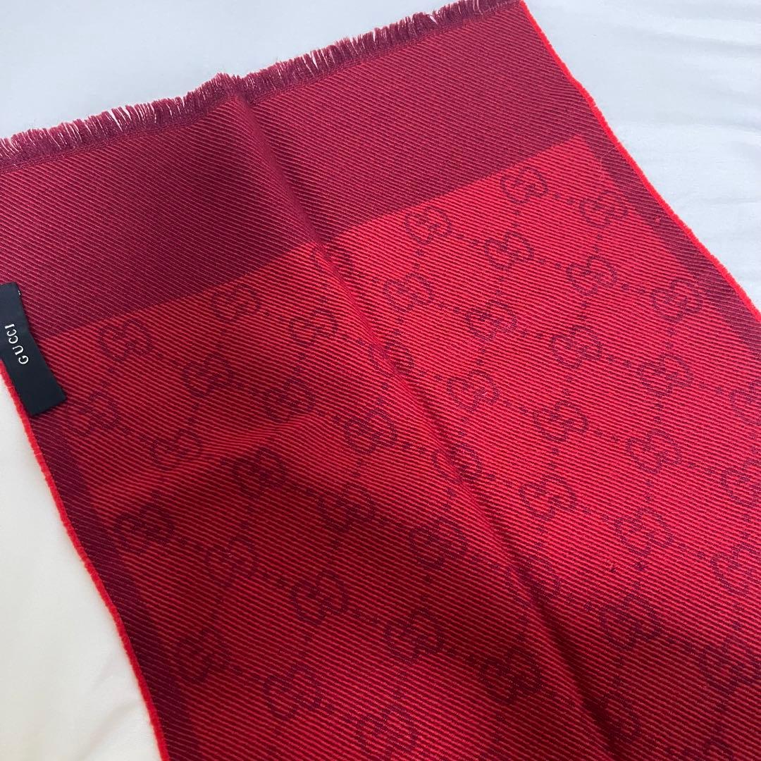 GUCCI グッチ ロゴ GGパターン マフラー/ストール