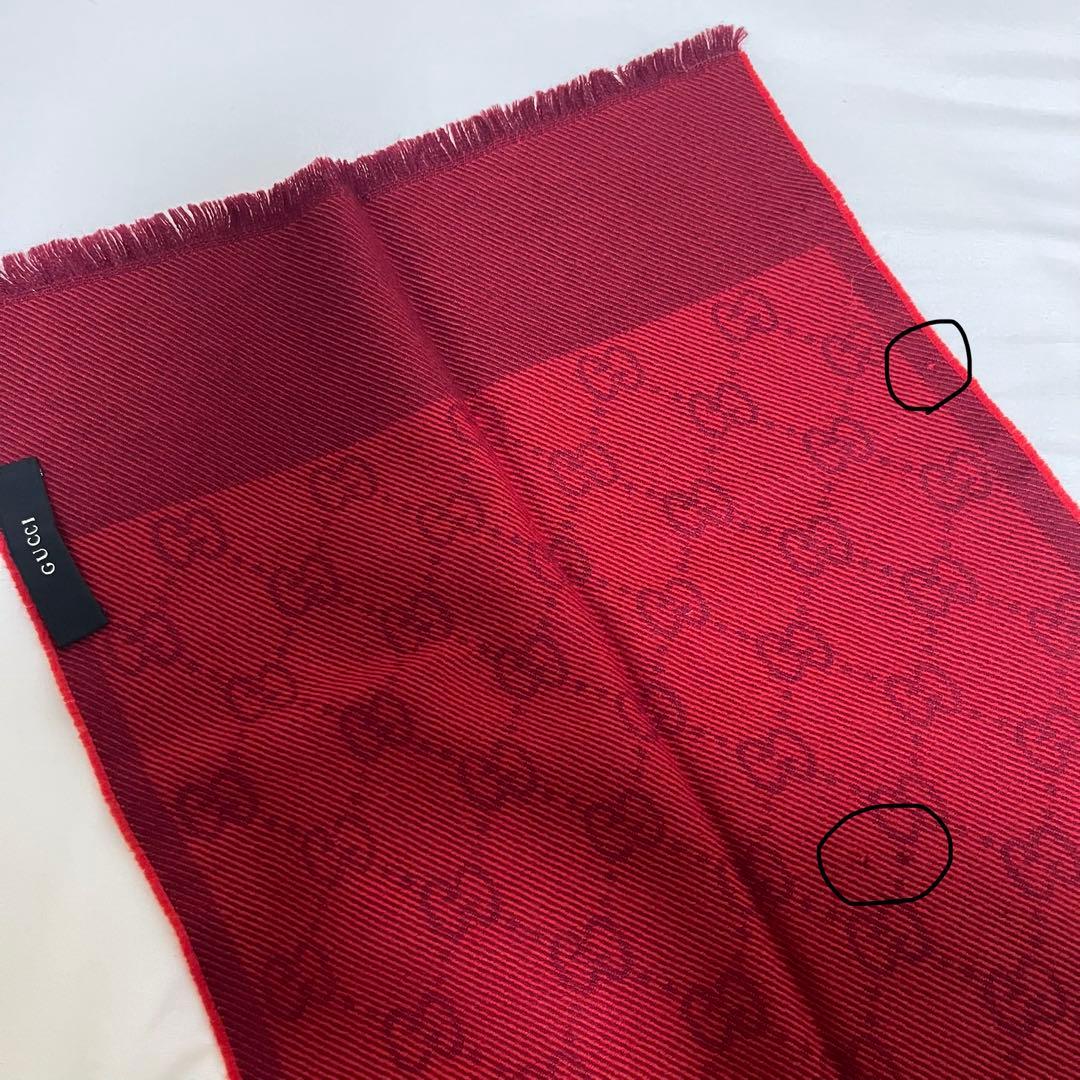GUCCI グッチ ロゴ GGパターン マフラー/ストール