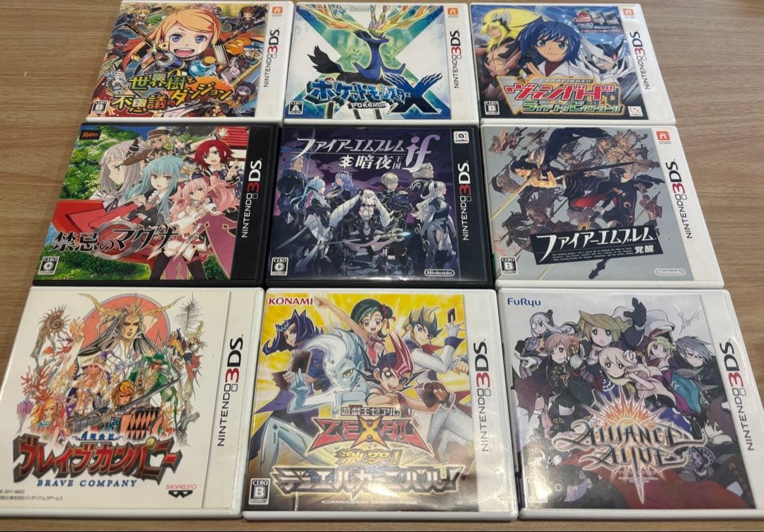 3DS STELLA GLOW ステラグロウ他ソフト9個セット