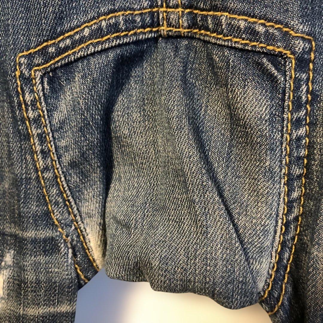 R13 アール13ヴィンテージ加工サルエルデニムパンツ