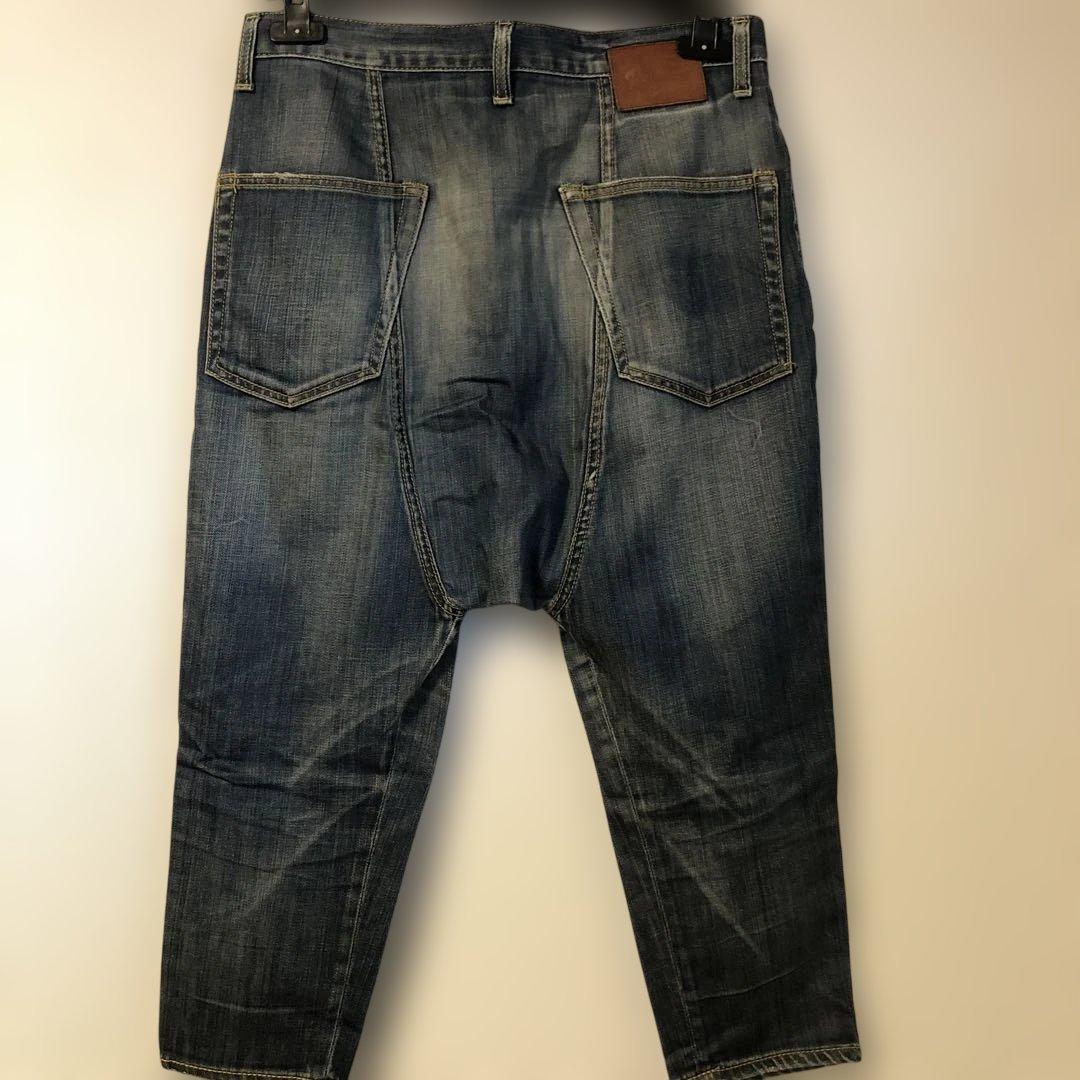 R13 アール13ヴィンテージ加工サルエルデニムパンツ
