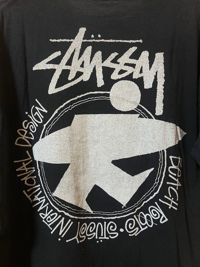 トップス STUSSY Beach Roots Pigment Dyed Tee