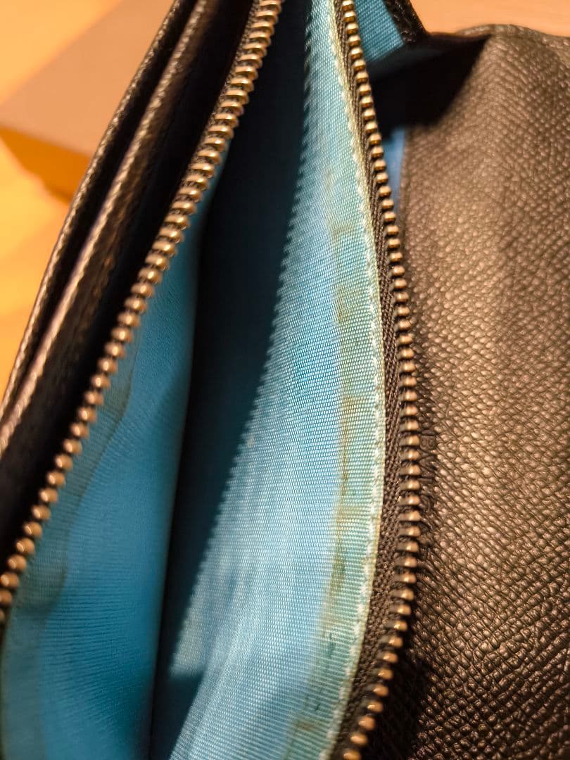 【美品】BVLGARI ブルガリ 長財布 レザー ブラック