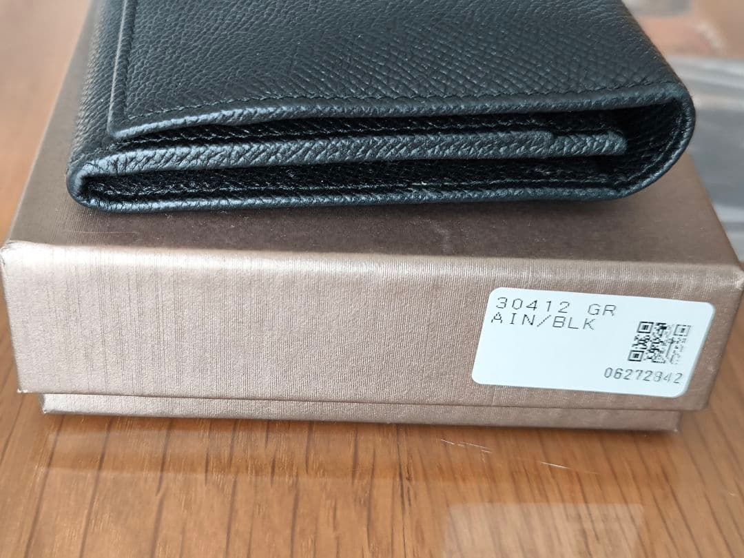 【美品】BVLGARI ブルガリ 長財布 レザー ブラック