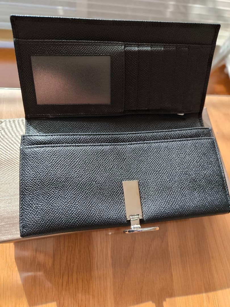 【美品】BVLGARI ブルガリ 長財布 レザー ブラック