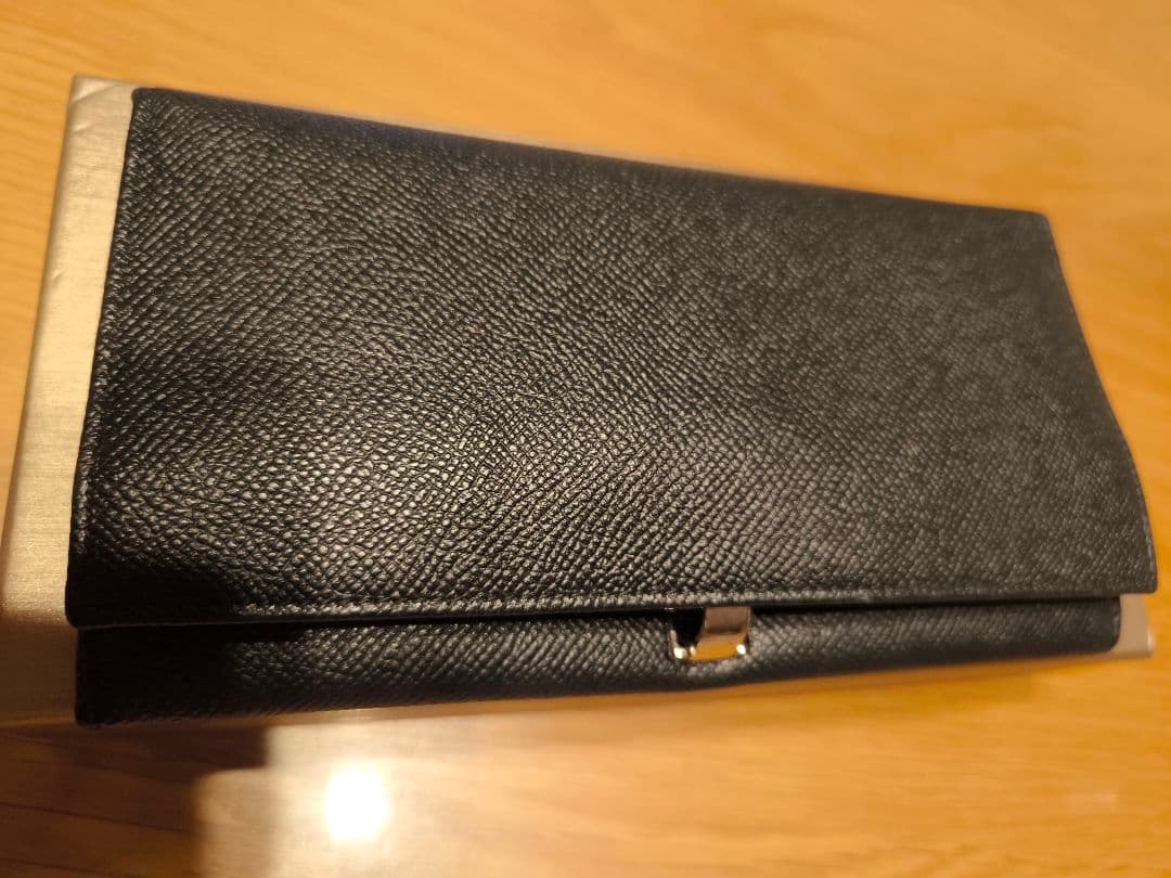 【美品】BVLGARI ブルガリ 長財布 レザー ブラック