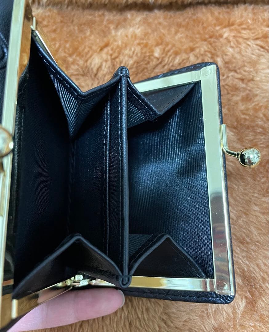 ポール&ジョーアクセソワ　がま口折り財布　スタッズ