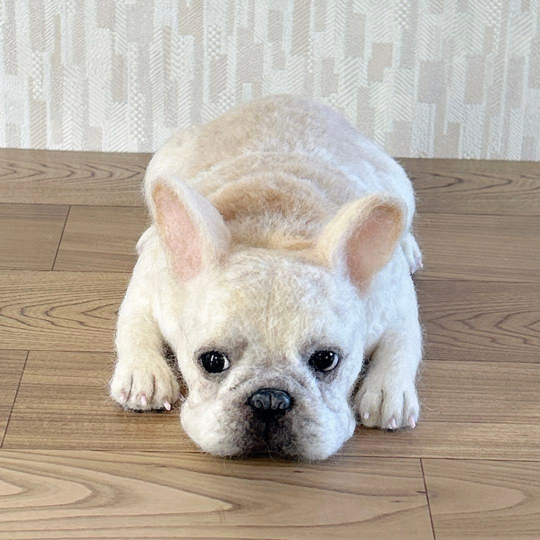 tome3335様　オーダー専用　羊毛フェルト　犬　フレンチブルドッグ　フレブル