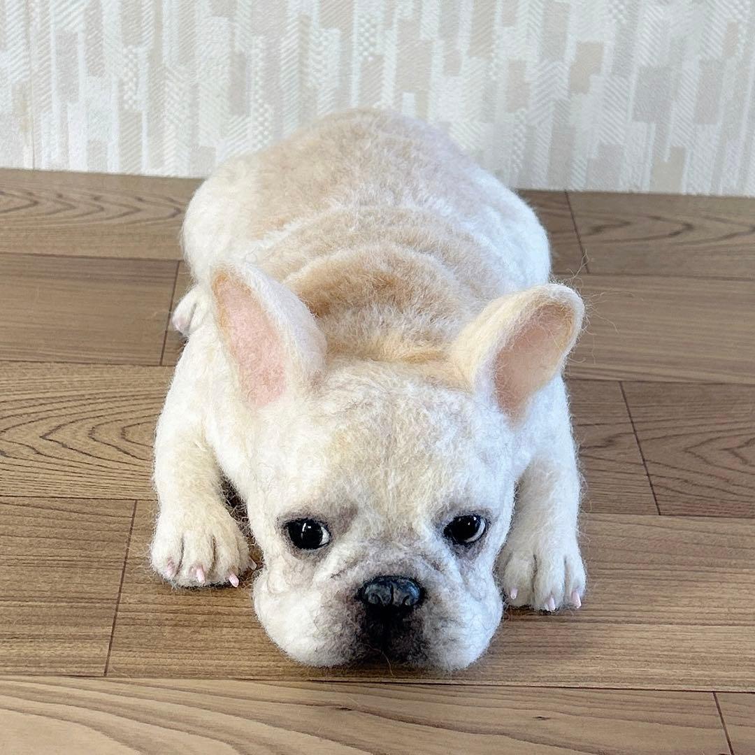 tome3335様　オーダー専用　羊毛フェルト　犬　フレンチブルドッグ　フレブル