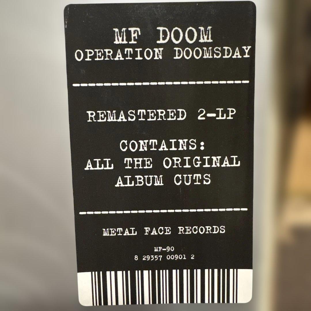 洋楽 MF DOOM OPERATION DOOMSDAY