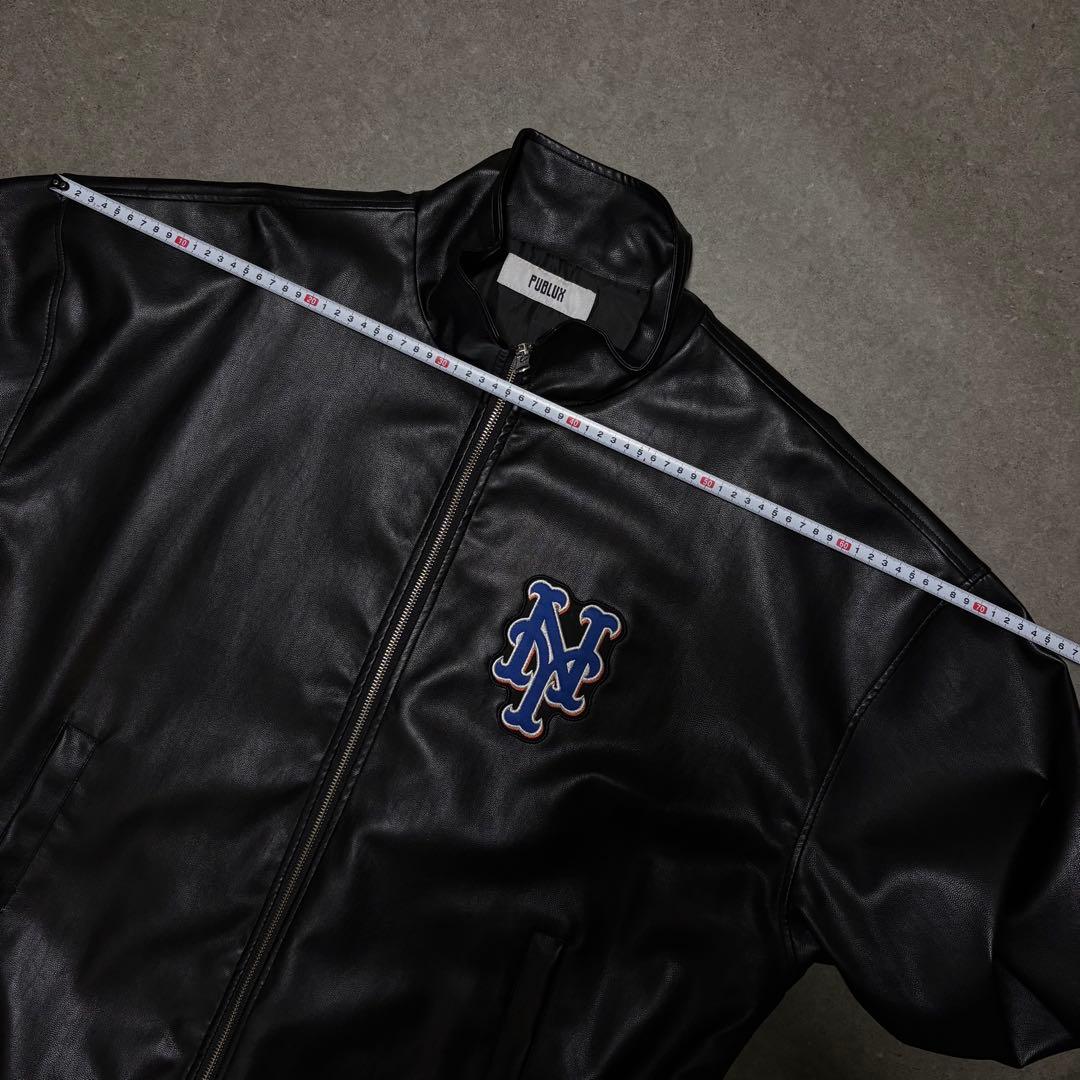 MLB オーバーサイズ　レザージャケット