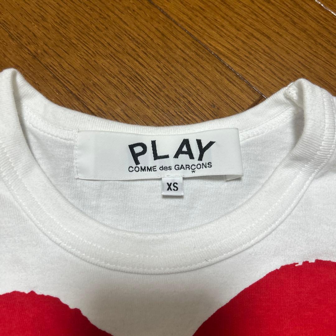 COMME des GARÇONS PLAY ハートTシャツ XS