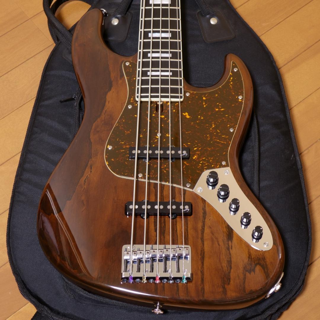 レア仕様 Moon JB-5A 5弦ベース 美品!