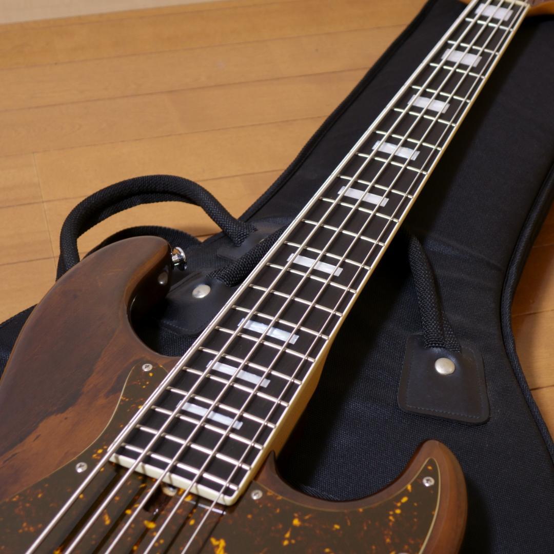 レア仕様 Moon JB-5A 5弦ベース 美品!