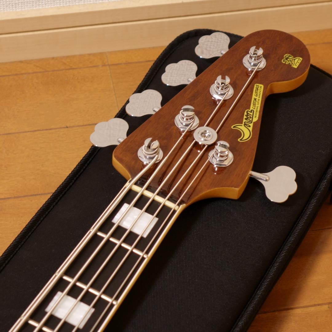 レア仕様 Moon JB-5A 5弦ベース 美品!