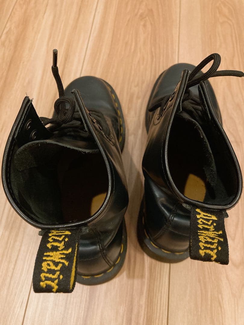 【最終価格】Dr. Martens ネイビーレザー ミドルカットブーツ　1460