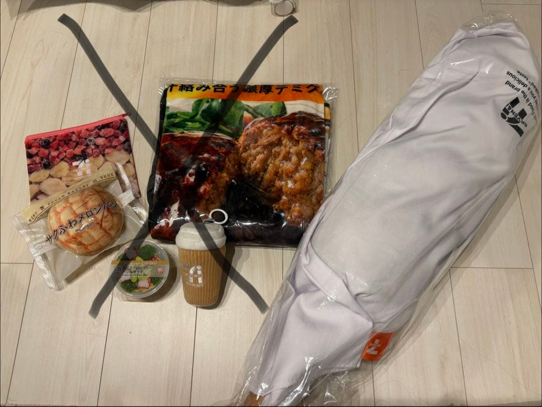 セブンイレブン 串刺しぬいぐるみ 約70cm