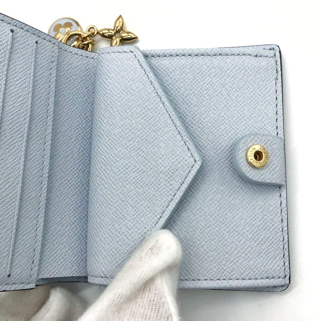 未使用✨ルイヴィトン 　ポケットウォレット LV チャーム　折り財布 モノグラム