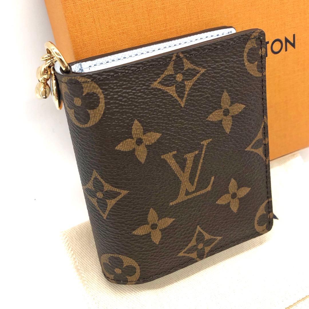 未使用✨ルイヴィトン 　ポケットウォレット LV チャーム　折り財布 モノグラム