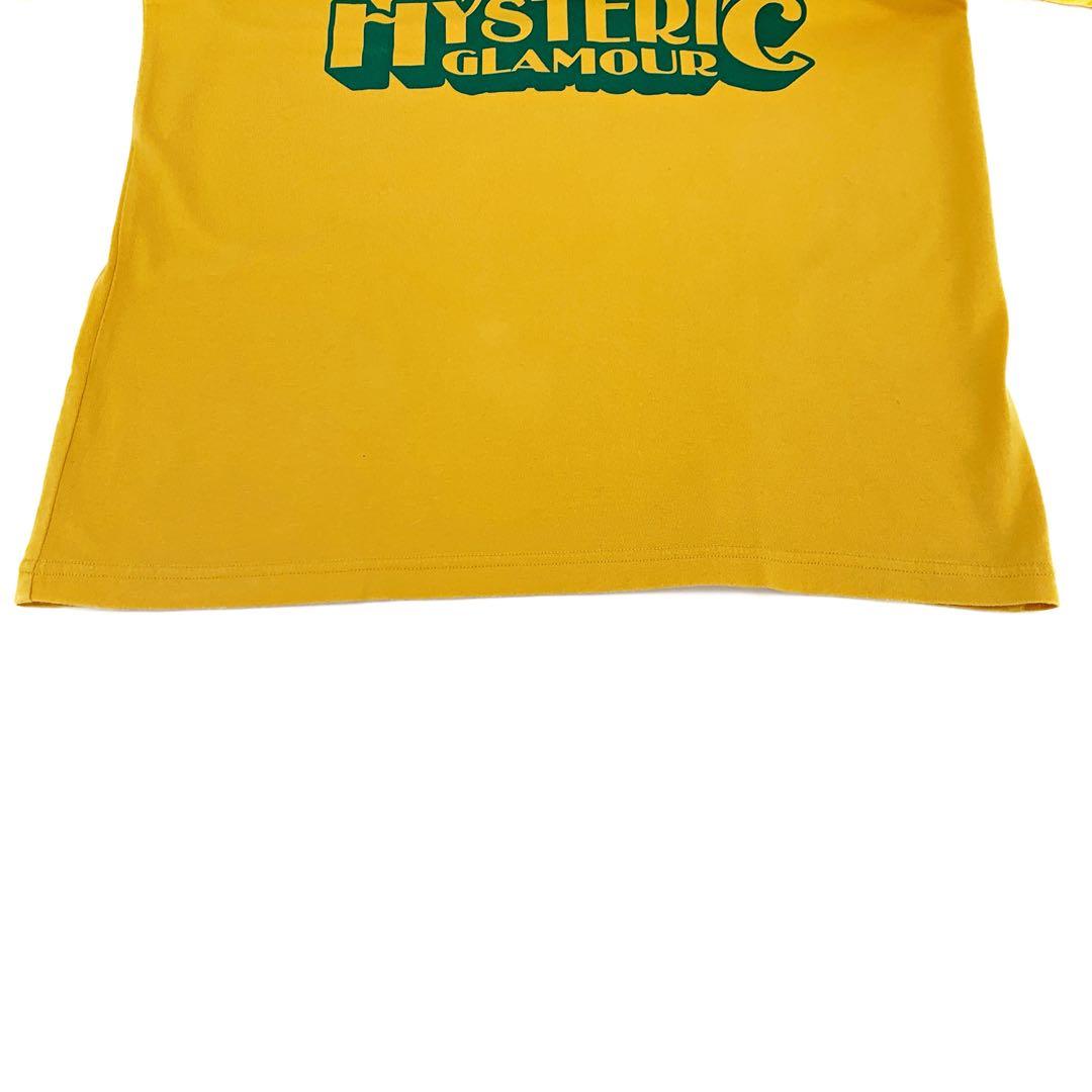【美品】ヒステリックグラマー ヒスガールプリントTシャツ イエロー M