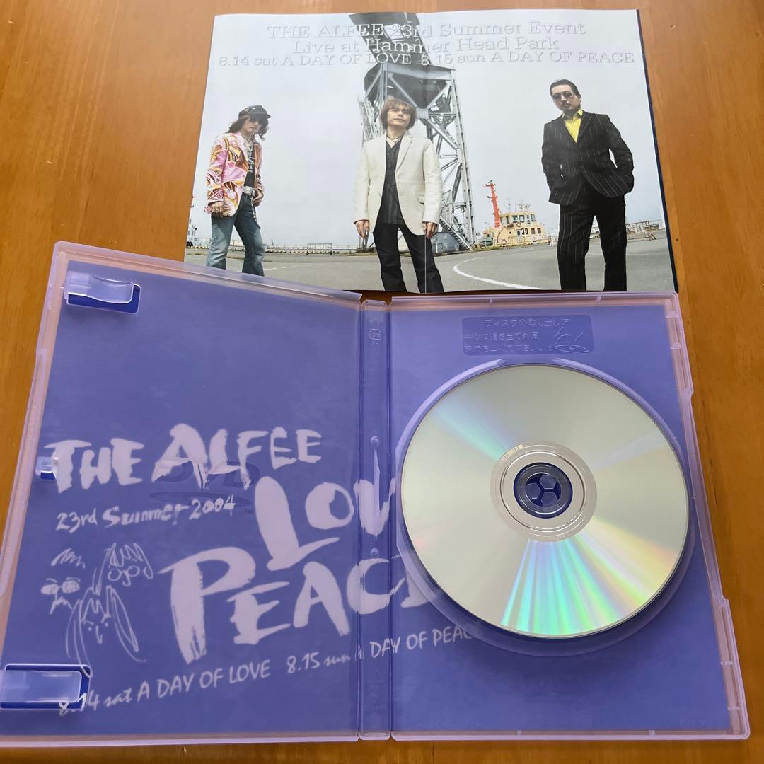 THE ALFEE 23rd Summer 2004 LOVE&PEACEセット