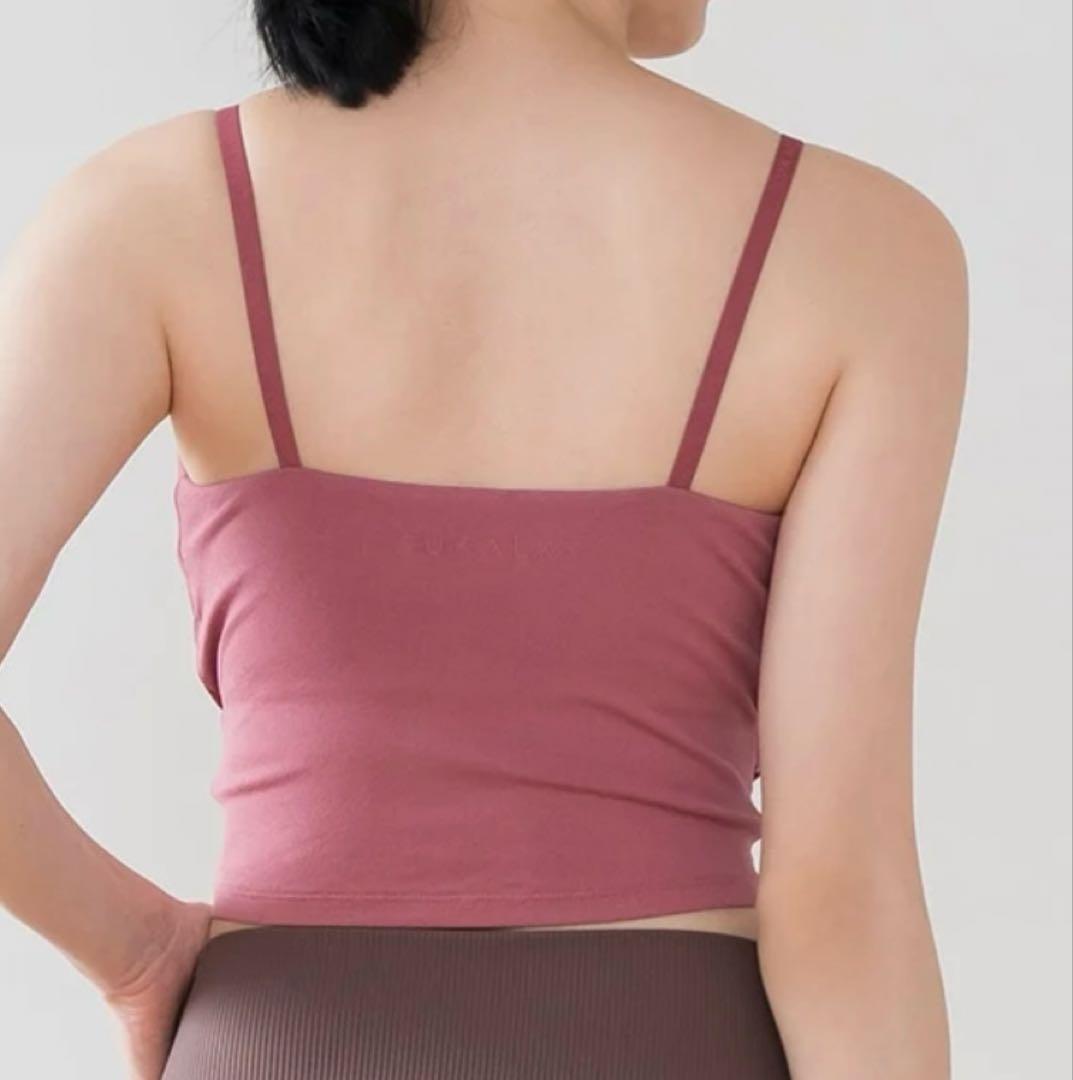 Lサイズ美品♡【SUKALA】WAGAMIツイストブラトップ♡ピンクLAVA