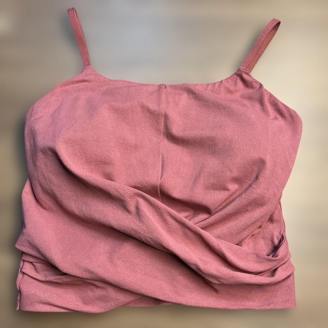 Lサイズ美品♡【SUKALA】WAGAMIツイストブラトップ♡ピンクLAVA