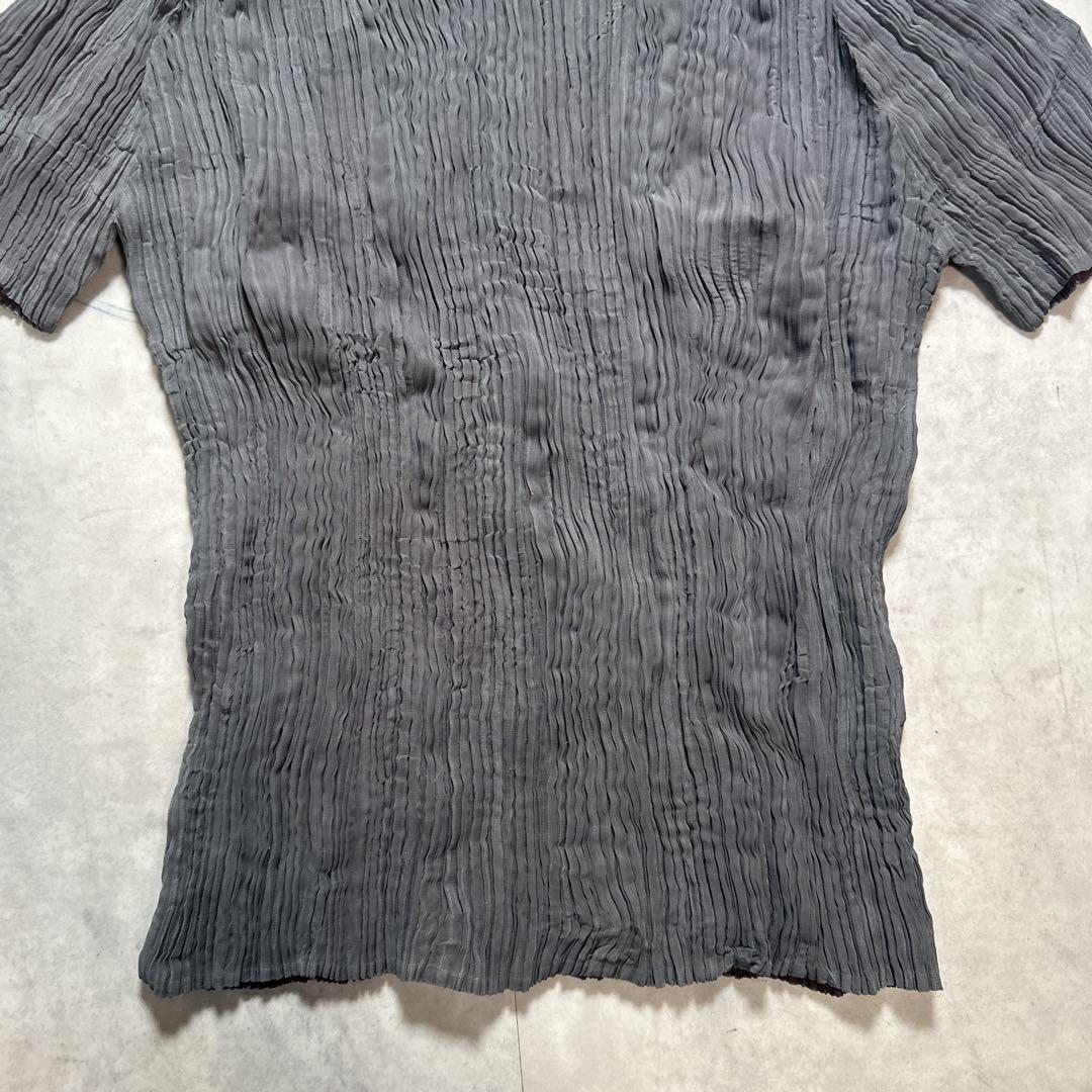 ISSEY MIYAKE プリーツ リバーシブル 半袖 カットソー タグなし