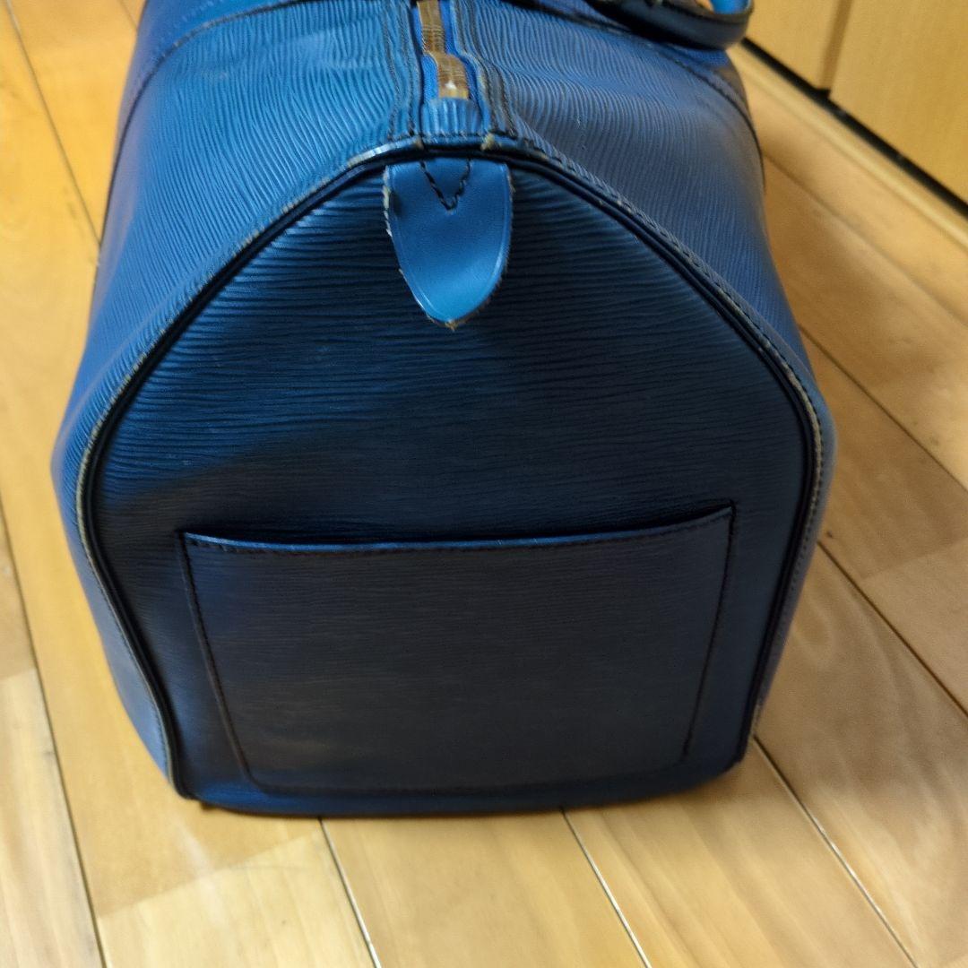 Louis Vuitton エピレザー ボストンバッグ トレドブルー