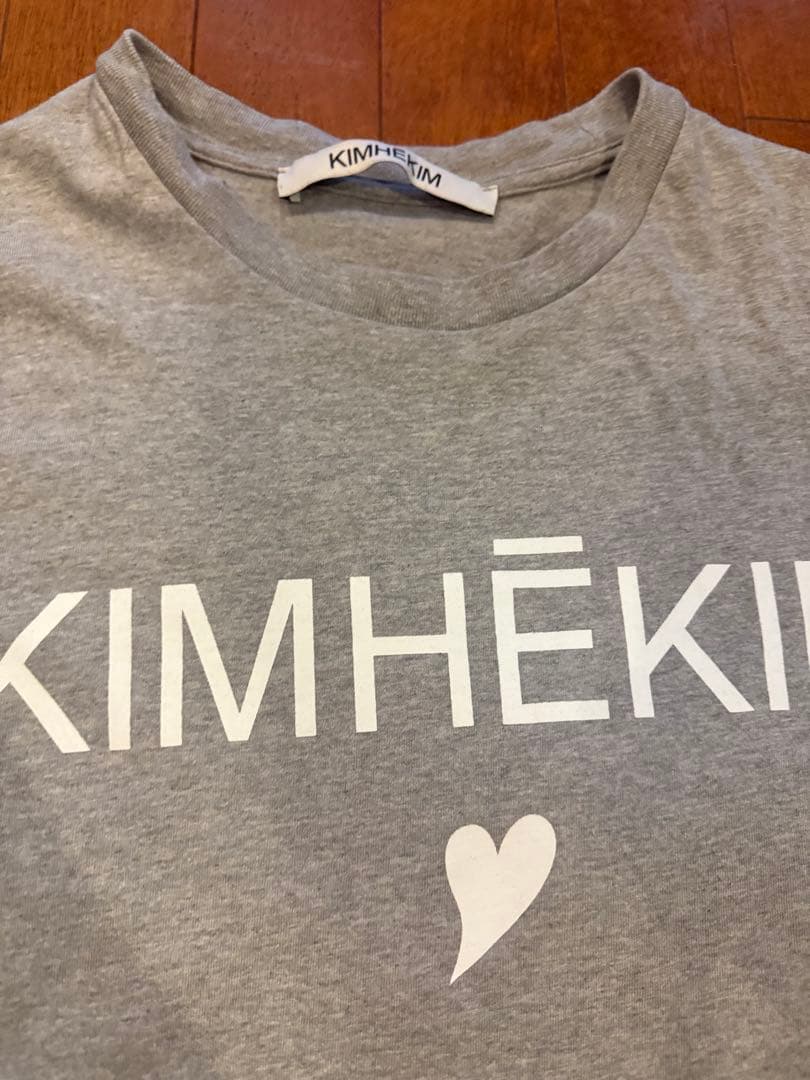 [KIMHEKIM] キムヘキムハートTシャツ グレー