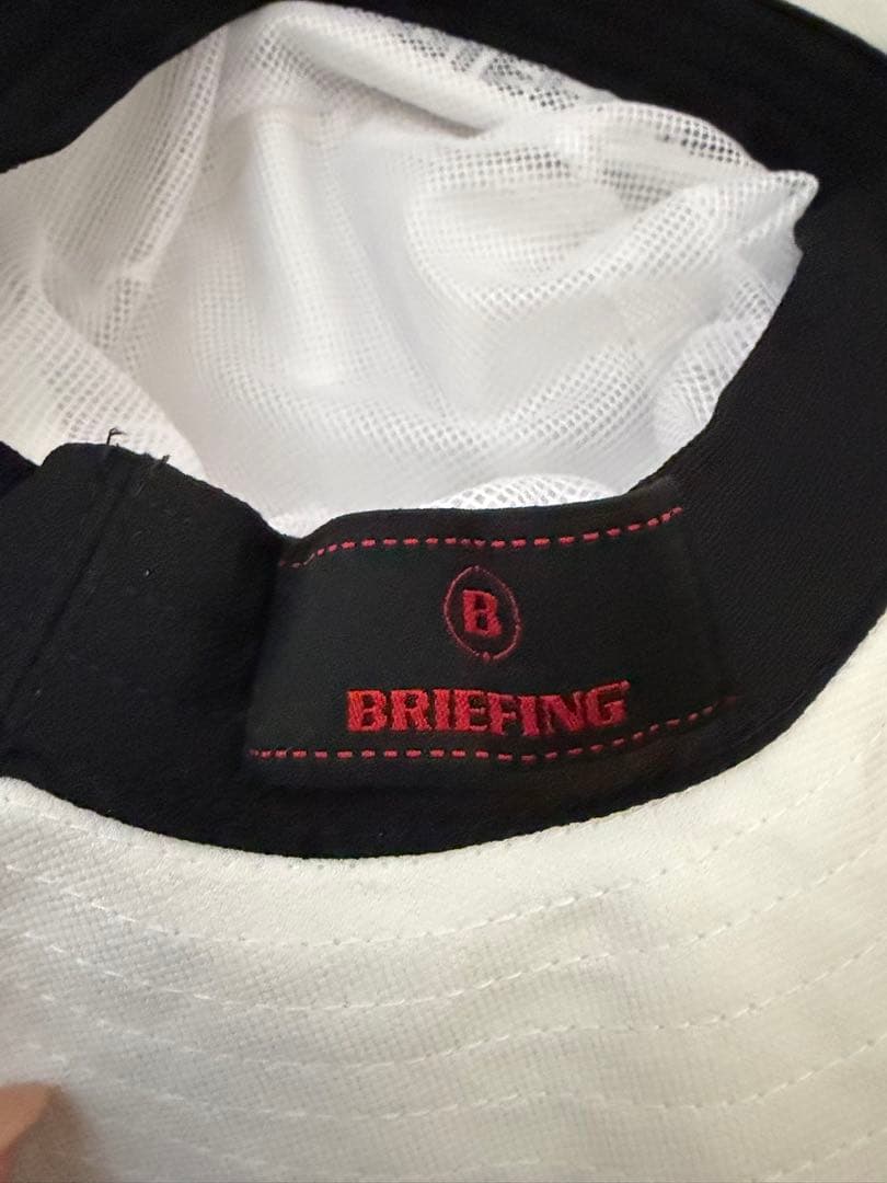 BRIEFING バケットハット ホワイト