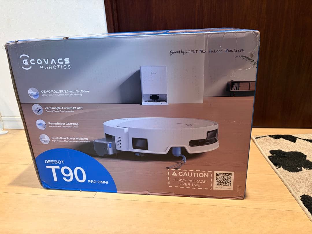 【極美品】ECOVACS T90 PRO OMNIロボット掃除機 本体