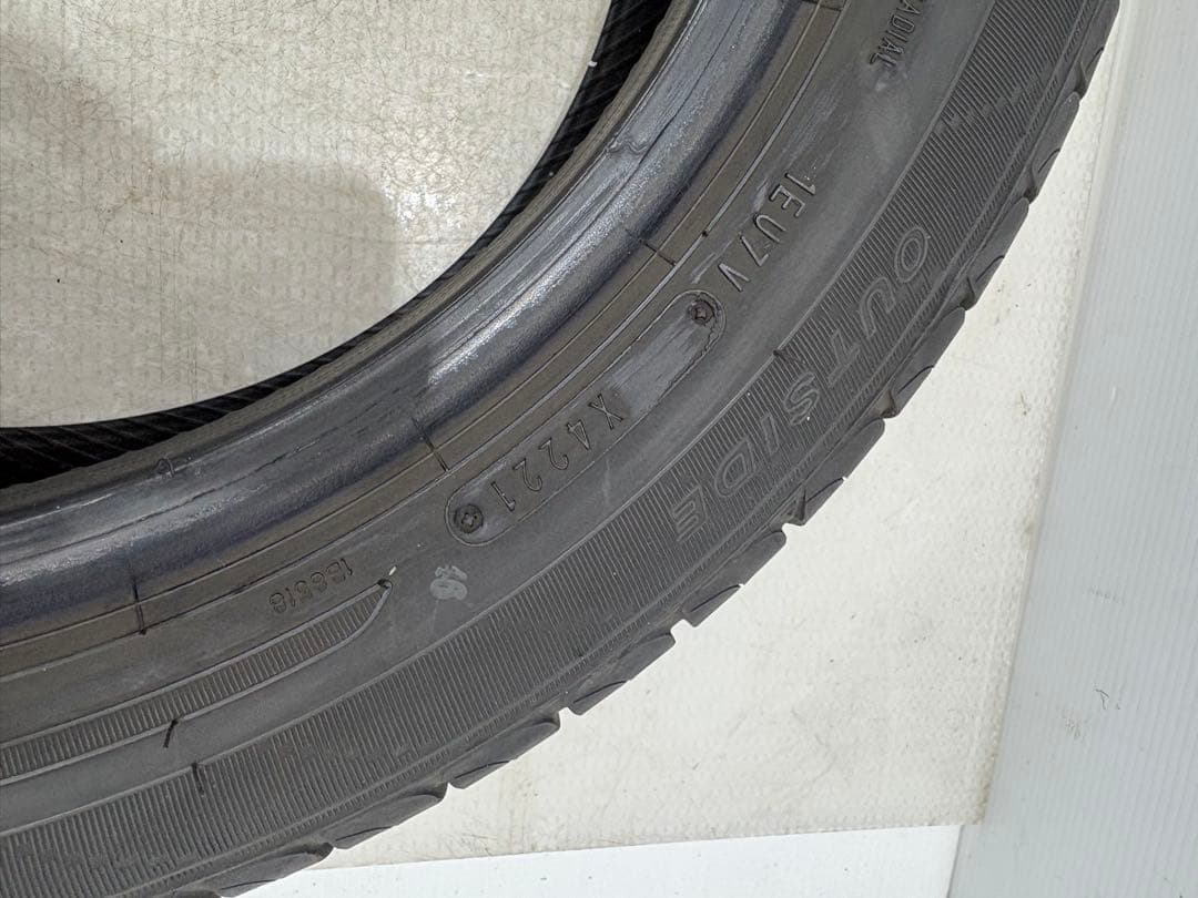 富山県☆ENASAVE EC204 185/55R16 2021年製 9分山