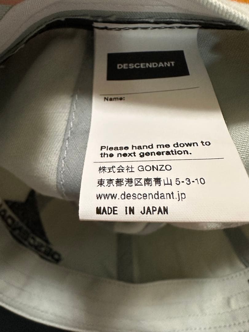 ディセンダント　キャップ　DESCENDANT CETUS 6PANEL
