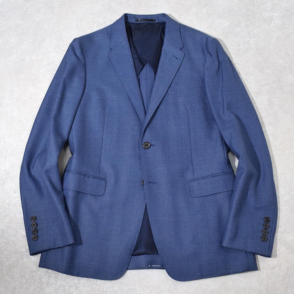 Paul Smith The Byard ウール シルク ジャケット L ブルー