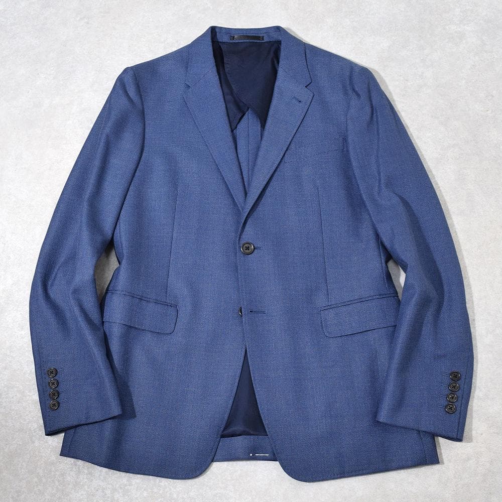 Paul Smith The Byard ウール シルク ジャケット L ブルー
