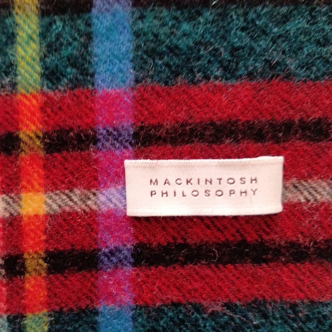 MACKINTOSH PHILOSOPHY カシミア・タータンチェックストール
