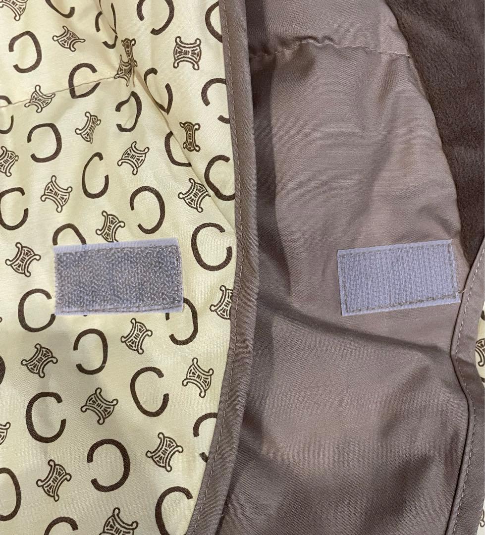 CELINE セリーヌ マカダム柄　ダウンベスト ポンチョ 肩掛け 西川　日本製