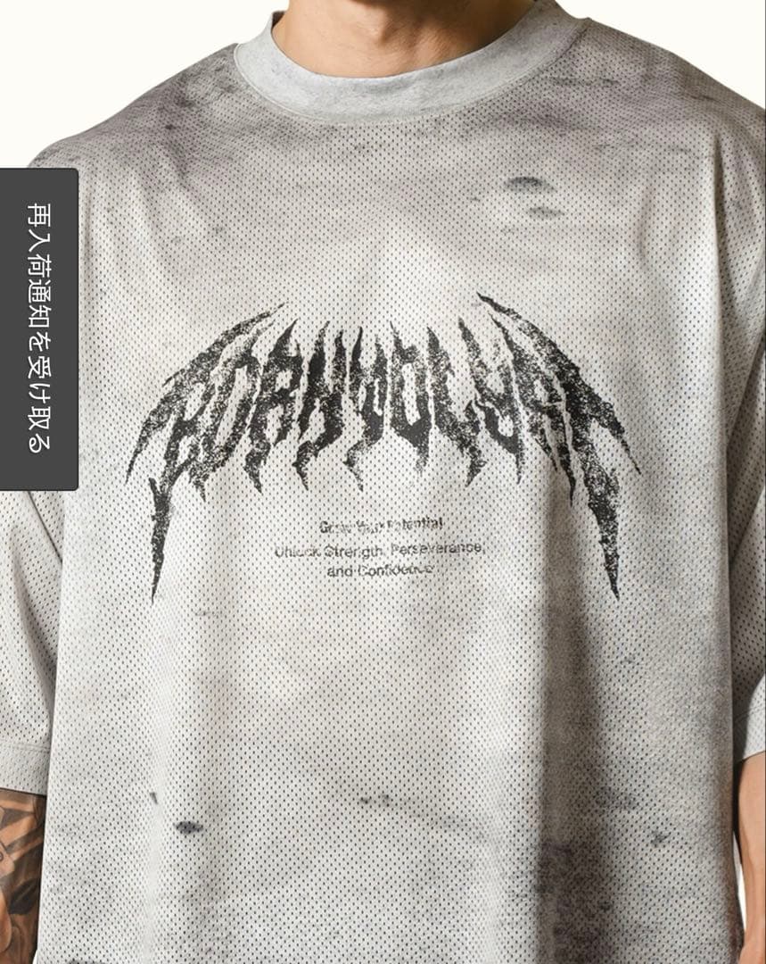 LYFT DEATH L LOGO エクストラビッグTシャツ